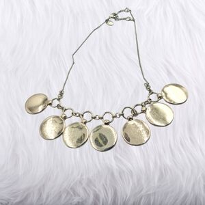 .Express - Choker/Necklace with Gold Discs in a Row